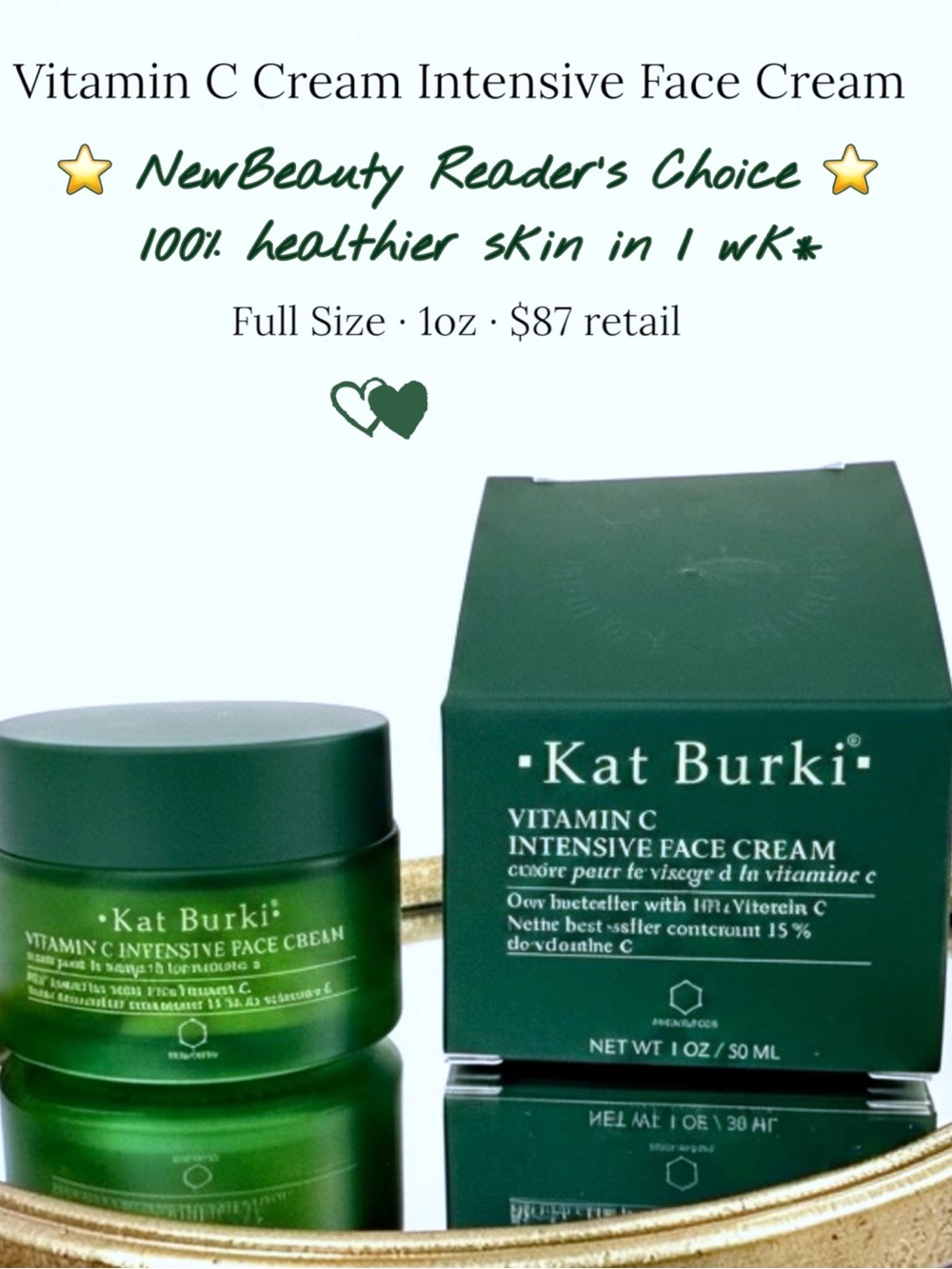 NIB Kat Burki Vitamin C Intensive Face Cream, Full Size